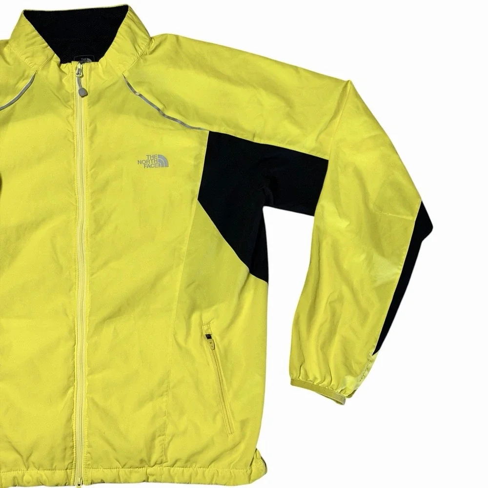 The North Face Flight Series Jacket Men's Yellow Full Zip Windbreaker Large Vent